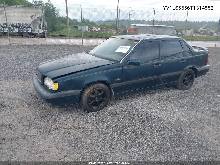 1996 Volvo 850 Glt VIN: YV1LS5556T1314852 Lot: 45189352
