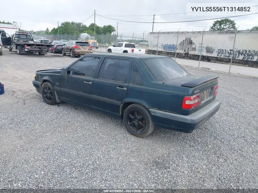 1996 Volvo 850 Glt VIN: YV1LS5556T1314852 Lot: 45189352