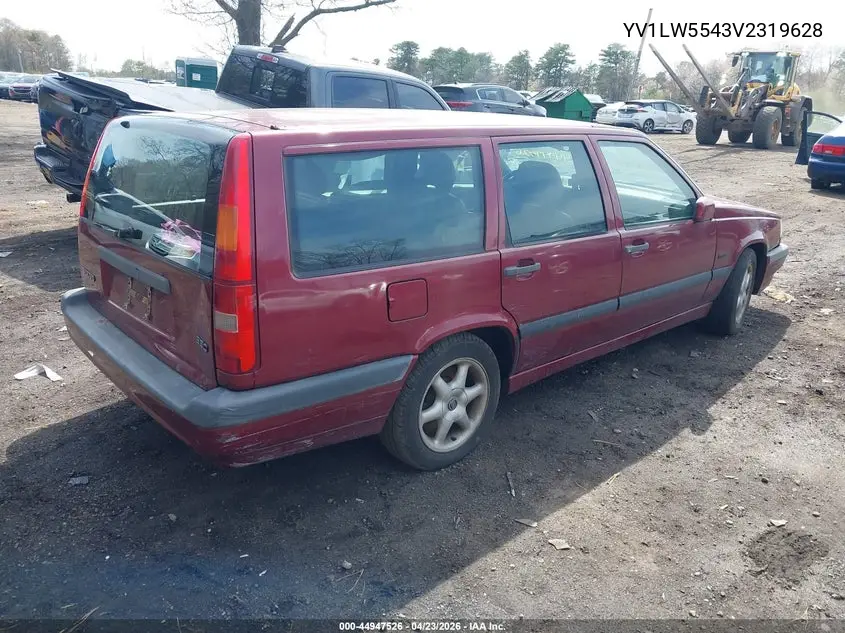 1997 Volvo 850 Gt VIN: YV1LW5543V2319628 Lot: 44947526