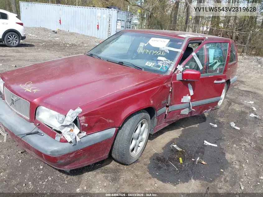 1997 Volvo 850 Gt VIN: YV1LW5543V2319628 Lot: 44947526