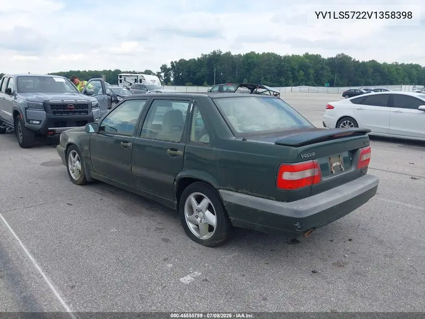 1997 Volvo 850 T5 VIN: YV1LS5722V1358398 Lot: 45555789