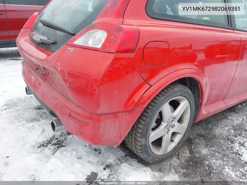 2008 Volvo C30 T5 R-Design/T5 Version 1.0/T5 Version 2.0 VIN: YV1MK672982069351 Lot: 43942103