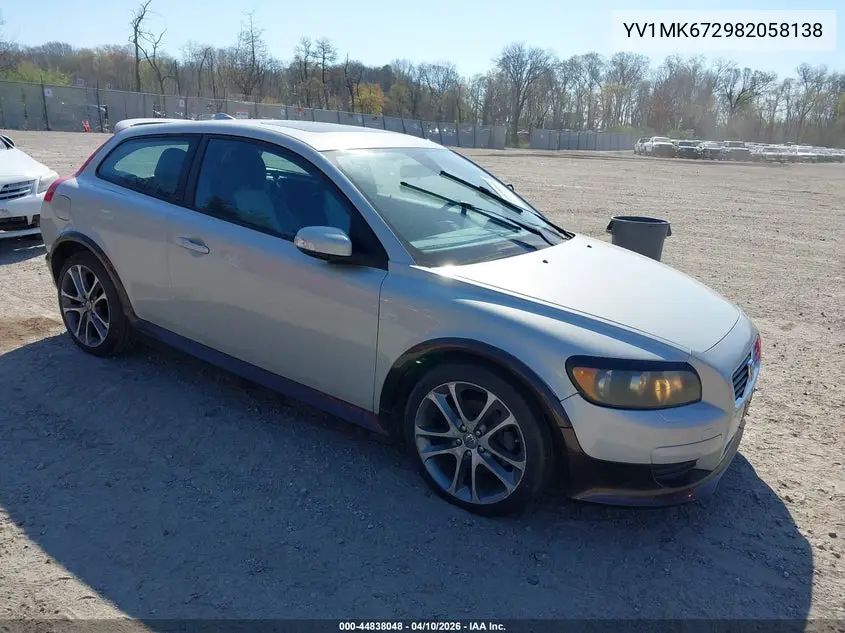 2008 Volvo C30 T5 R-Design/T5 Version 1.0/T5 Version 2.0 VIN: YV1MK672982058138 Lot: 44838048
