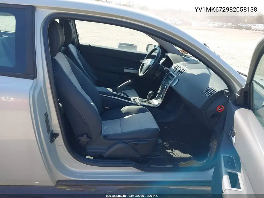 2008 Volvo C30 T5 R-Design/T5 Version 1.0/T5 Version 2.0 VIN: YV1MK672982058138 Lot: 44838048