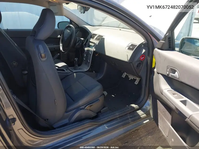 2008 Volvo C30 R-Design/T5 Version 1.0/T5 Version 2.0/Version 1.0/Version 2.0 VIN: YV1MK672482070052 Lot: 45493360