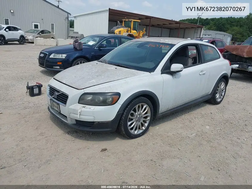 2008 Volvo C30 T5 R-Design/T5 Version 1.0/T5 Version 2.0 VIN: YV1MK672382070267 Lot: 45639816