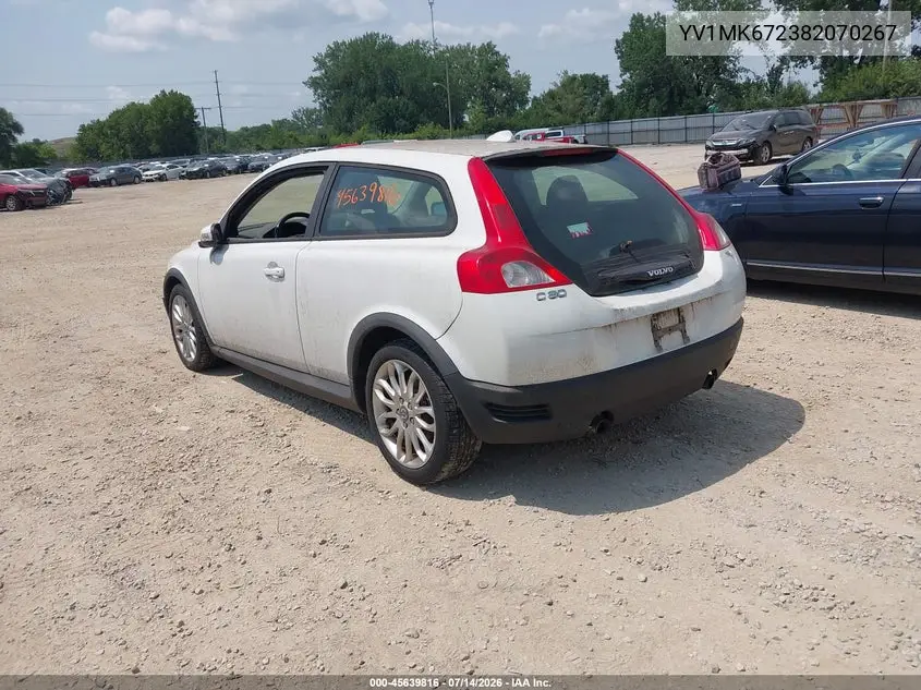 2008 Volvo C30 T5 R-Design/T5 Version 1.0/T5 Version 2.0 VIN: YV1MK672382070267 Lot: 45639816