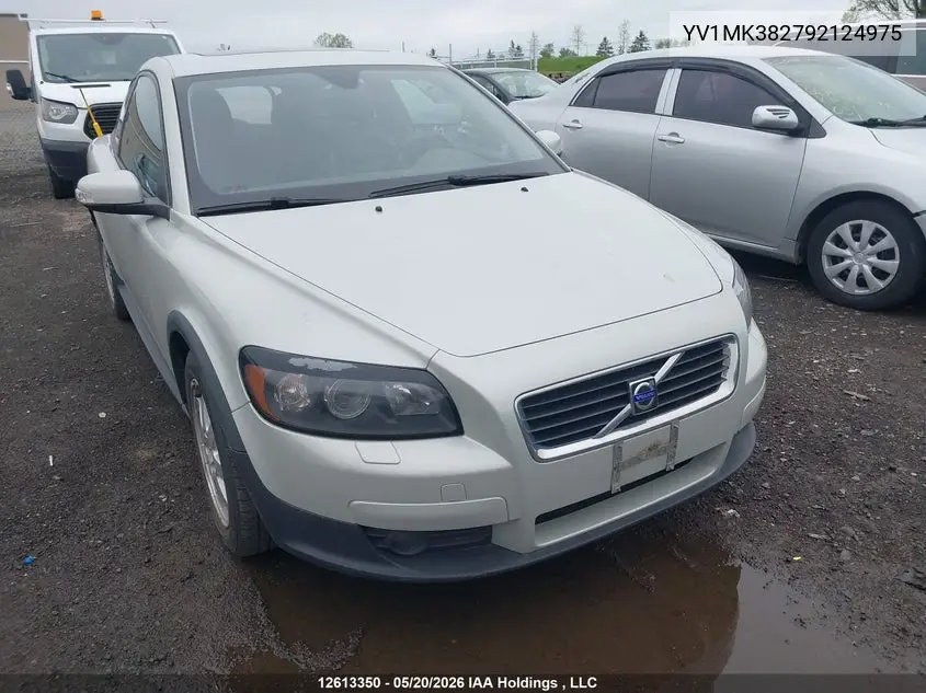 2009 Volvo C30 2.4I/T5 VIN: YV1MK382792124975 Lot: 12613350