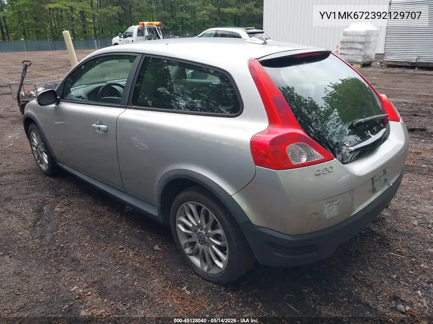 2009 Volvo C30 T5/T5 R-Design VIN: YV1MK672392129707 Lot: 45128040