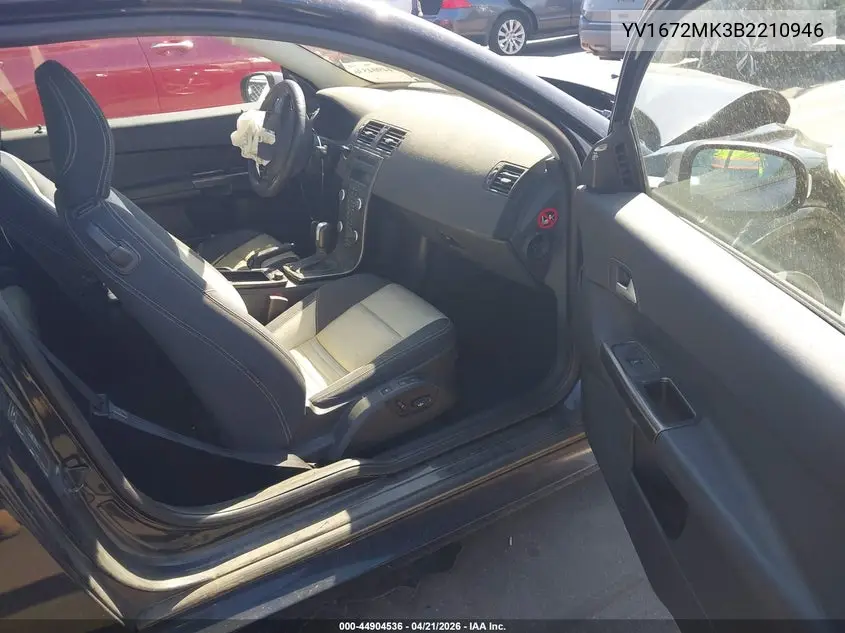 2011 Volvo C30 T5/T5 R-Design VIN: YV1672MK3B2210946 Lot: 44904536