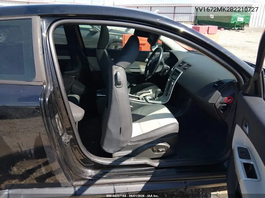 2011 Volvo C30 T5/T5 R-Design VIN: YV1672MK2B2210727 Lot: 45207184