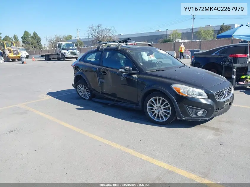 2012 Volvo C30 T5 VIN: YV1672MK4C2267979 Lot: 44671038