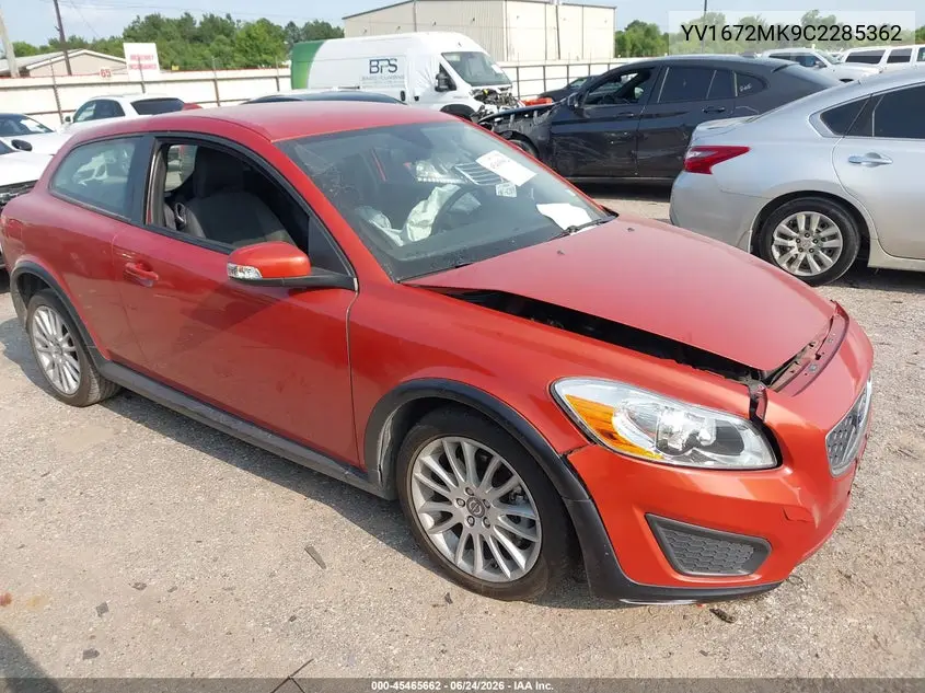 2012 Volvo C30 Platinum/Premier Plus/R-Design/R-Design Platinum/R-Design Premier Plus/T5 VIN: YV1672MK9C2285362 Lot: 45465662