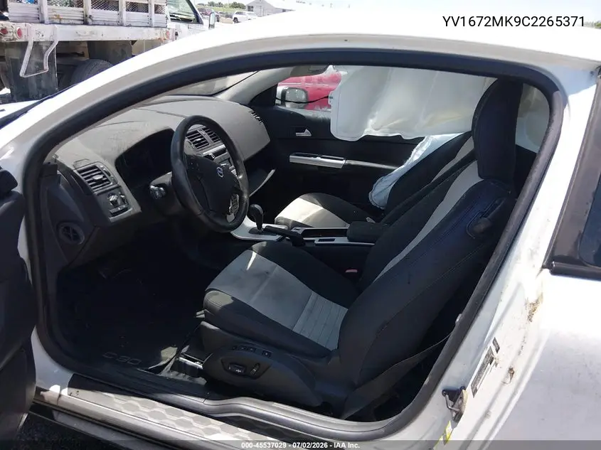 2012 Volvo C30 T5 VIN: YV1672MK9C2265371 Lot: 45537029