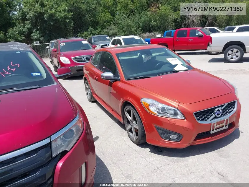 2012 Volvo C30 Premier Plus VIN: YV1672MK9C2271350 Lot: 45678200