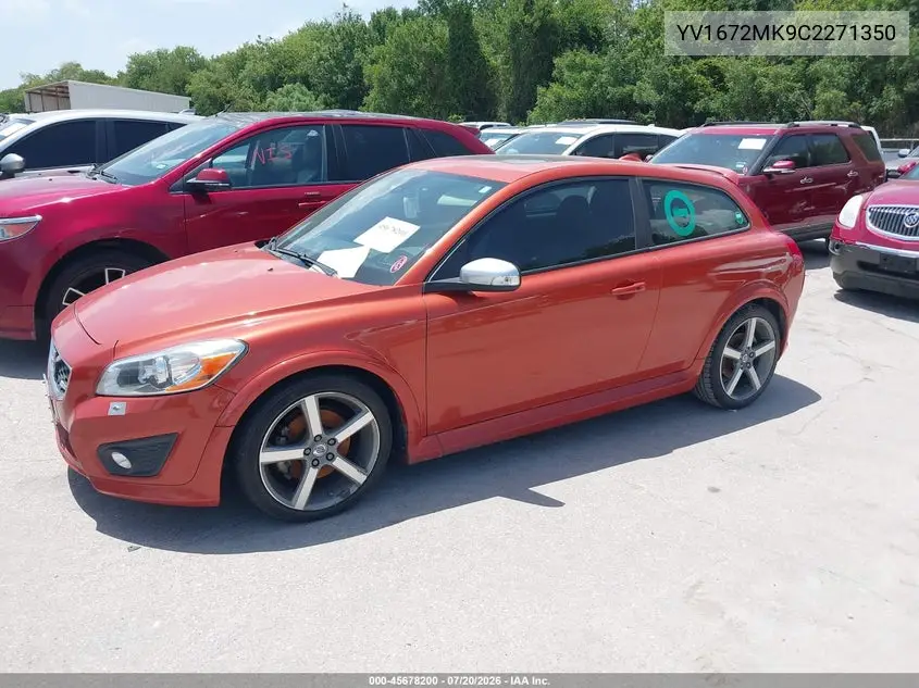 2012 Volvo C30 Premier Plus VIN: YV1672MK9C2271350 Lot: 45678200
