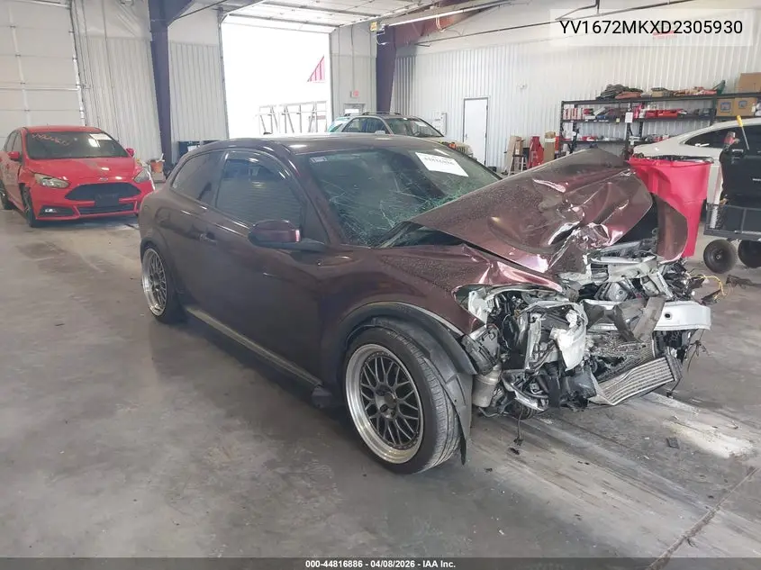 2013 Volvo C30 T5/T5 Platinum/T5 Premier/T5 Premier Plus/T5 R-Design/T5 R-Design Platinum/T5 R-Design Premier VIN: YV1672MKXD2305930 Lot: 44816886