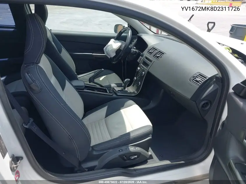 2013 Volvo C30 T5 R-Design VIN: YV1672MK8D2311726 Lot: 45675822