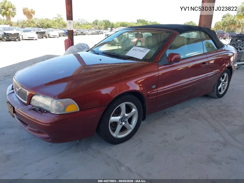 2001 Volvo C70 Ht VIN: YV1NC53D31J023822 Lot: 45275953