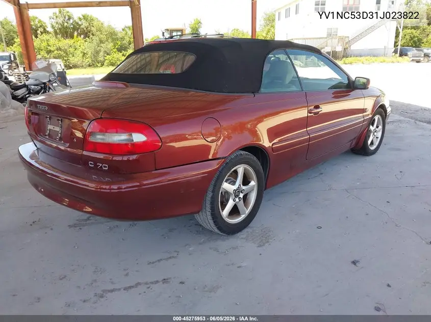 2001 Volvo C70 Ht VIN: YV1NC53D31J023822 Lot: 45275953