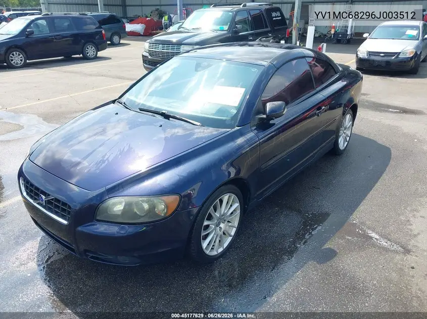 2006 Volvo C70 T5 VIN: YV1MC68296J003512 Lot: 45177629