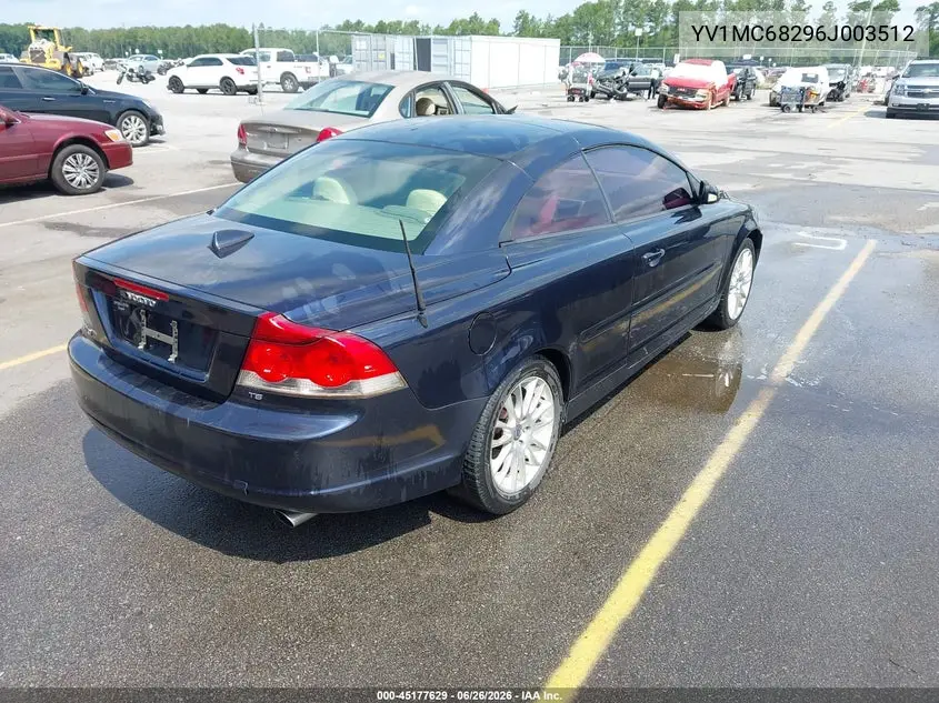 2006 Volvo C70 T5 VIN: YV1MC68296J003512 Lot: 45177629
