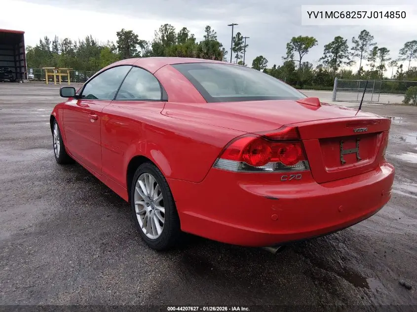 2007 Volvo C70 T5 VIN: YV1MC68257J014850 Lot: 44207627