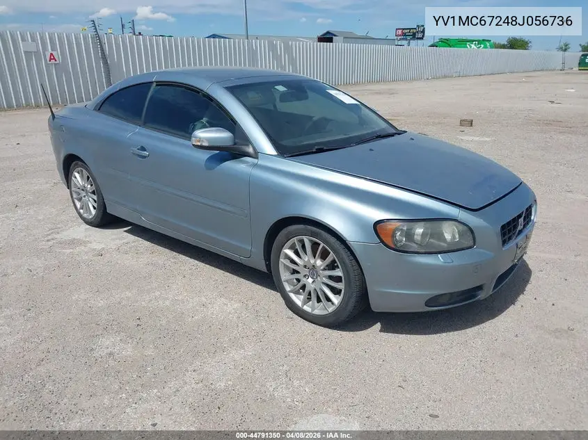 2008 Volvo C70 T5 VIN: YV1MC67248J056736 Lot: 44791350