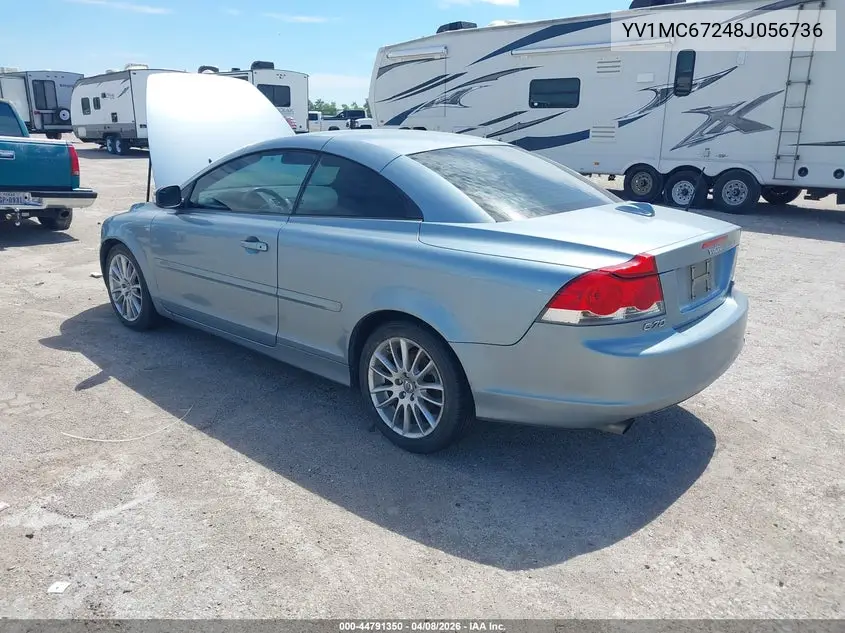 2008 Volvo C70 T5 VIN: YV1MC67248J056736 Lot: 44791350