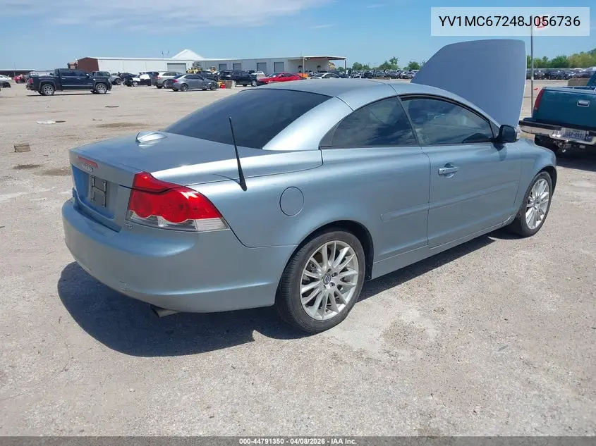 2008 Volvo C70 T5 VIN: YV1MC67248J056736 Lot: 44791350