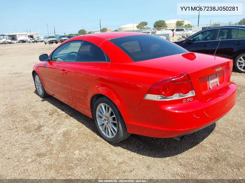2008 Volvo C70 T5 VIN: YV1MC67238J050281 Lot: 45055229