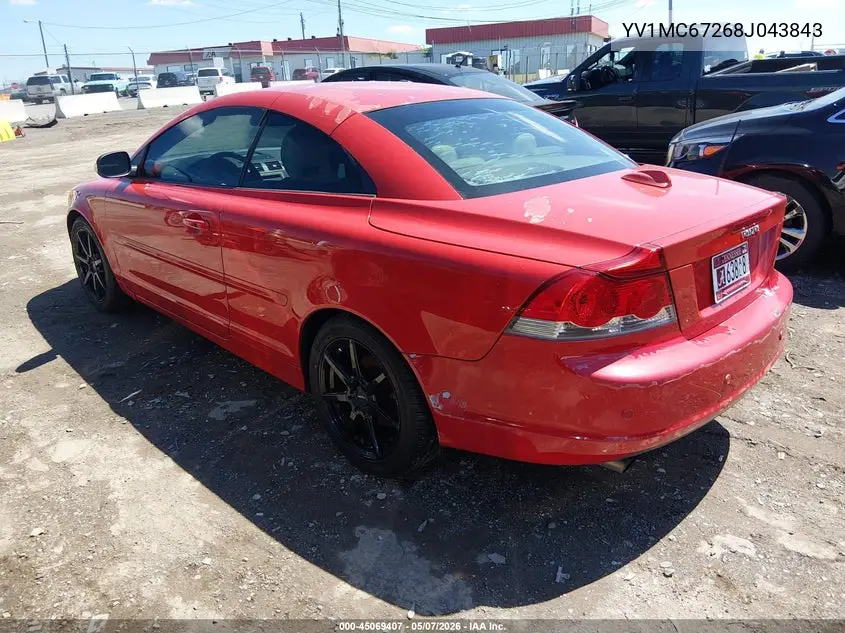 2008 Volvo C70 T5 VIN: YV1MC67268J043843 Lot: 45069407