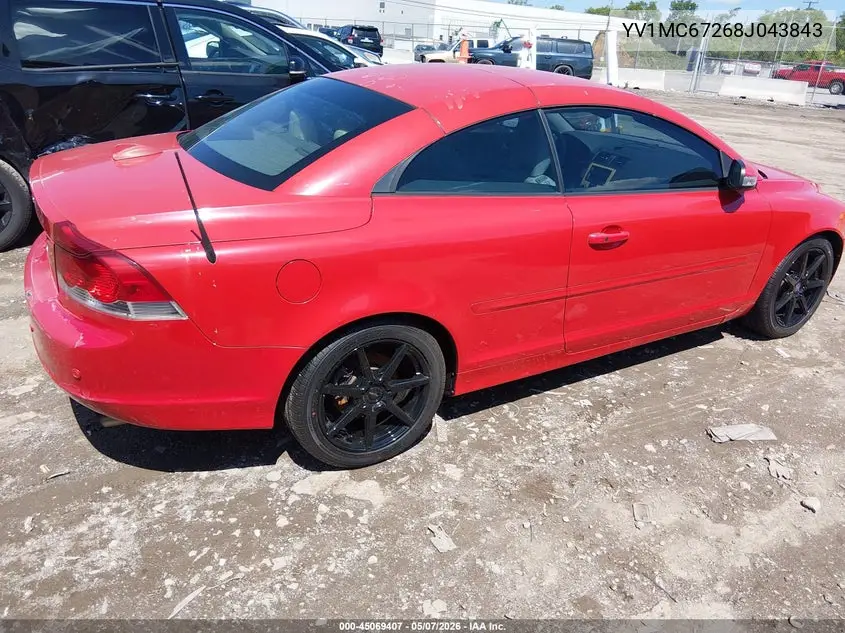 2008 Volvo C70 T5 VIN: YV1MC67268J043843 Lot: 45069407