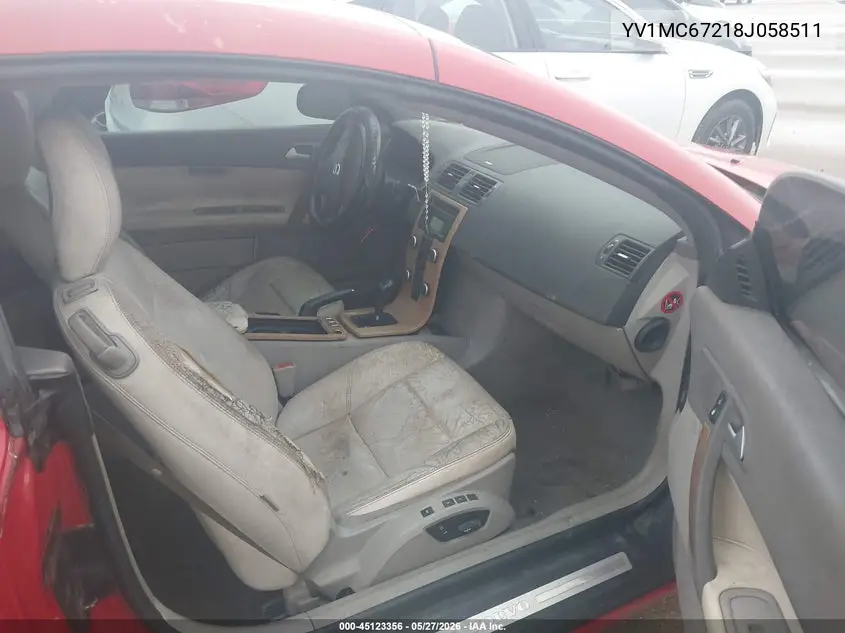 2008 Volvo C70 T5 VIN: YV1MC67218J058511 Lot: 45123356