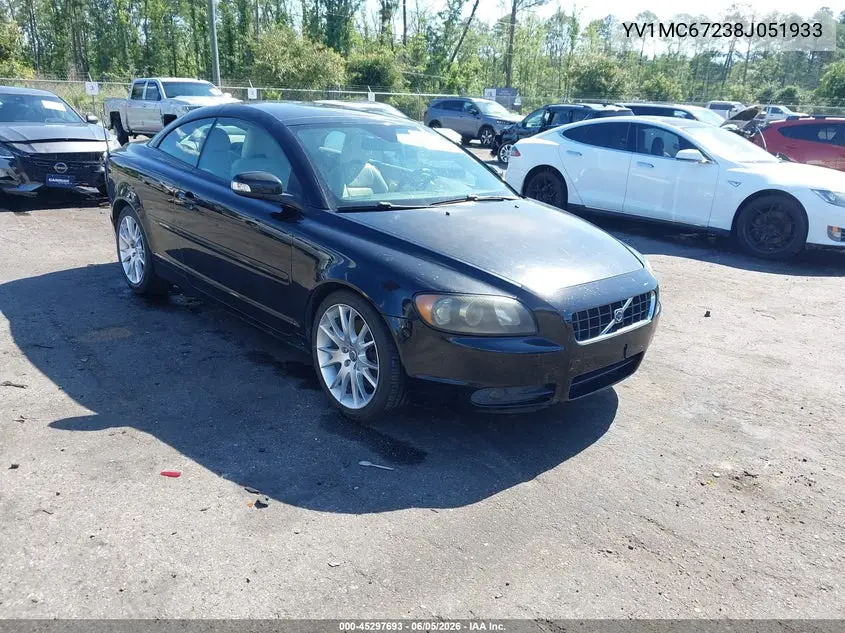 2008 Volvo C70 T5 VIN: YV1MC67238J051933 Lot: 45297693