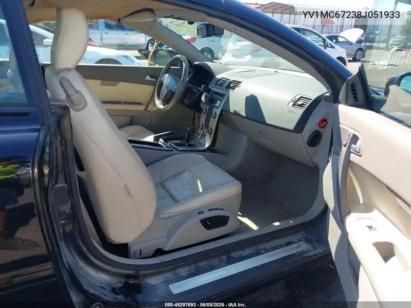2008 Volvo C70 T5 VIN: YV1MC67238J051933 Lot: 45297693