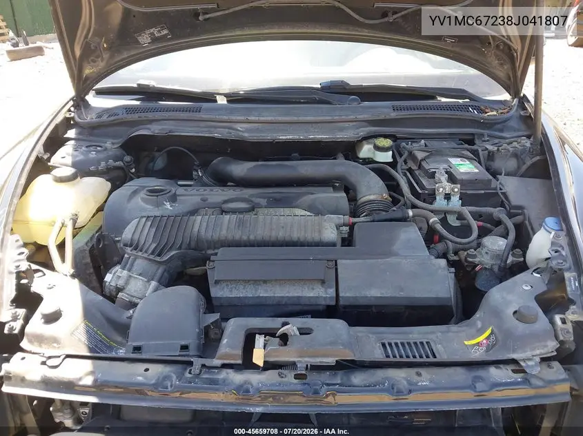 2008 Volvo C70 T5 M VIN: YV1MC67238J041807 Lot: 45659708
