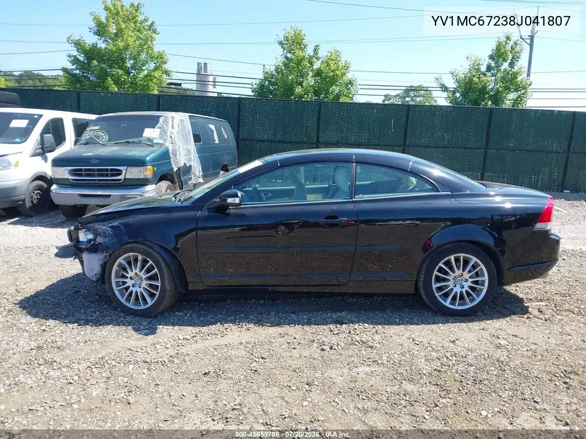 2008 Volvo C70 T5 M VIN: YV1MC67238J041807 Lot: 45659708