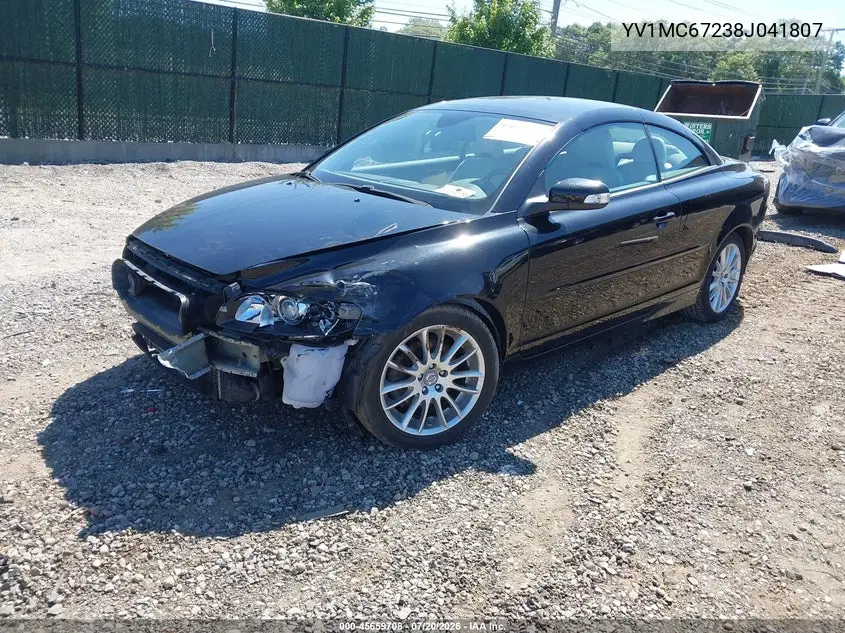 2008 Volvo C70 T5 M VIN: YV1MC67238J041807 Lot: 45659708