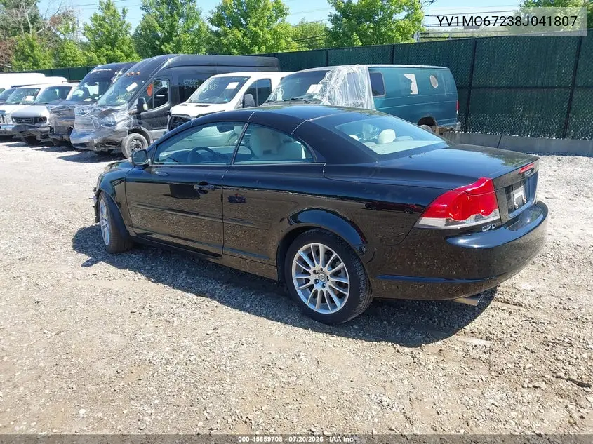 2008 Volvo C70 T5 M VIN: YV1MC67238J041807 Lot: 45659708