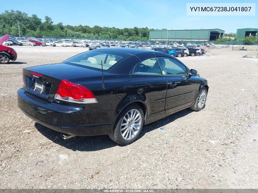 2008 Volvo C70 T5 M VIN: YV1MC67238J041807 Lot: 45659708