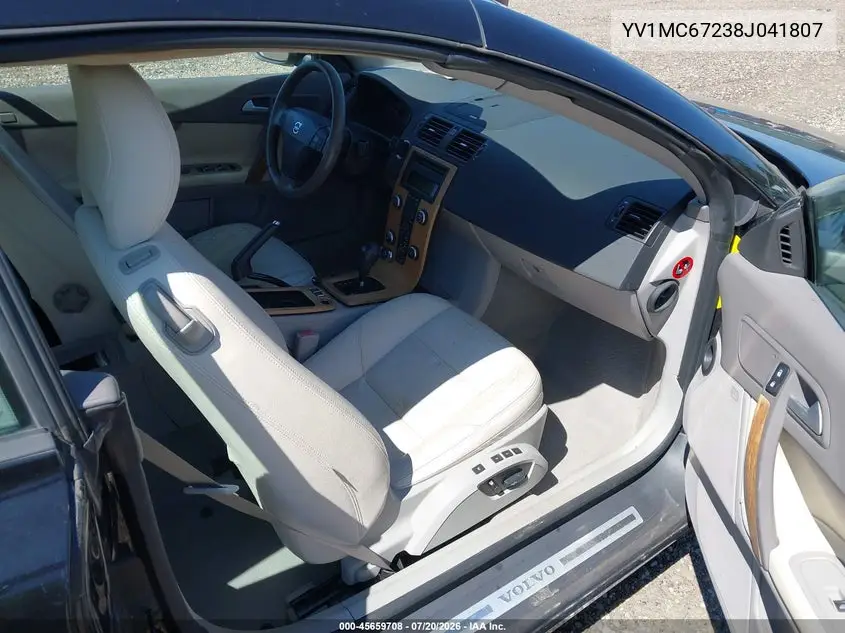 2008 Volvo C70 T5 M VIN: YV1MC67238J041807 Lot: 45659708