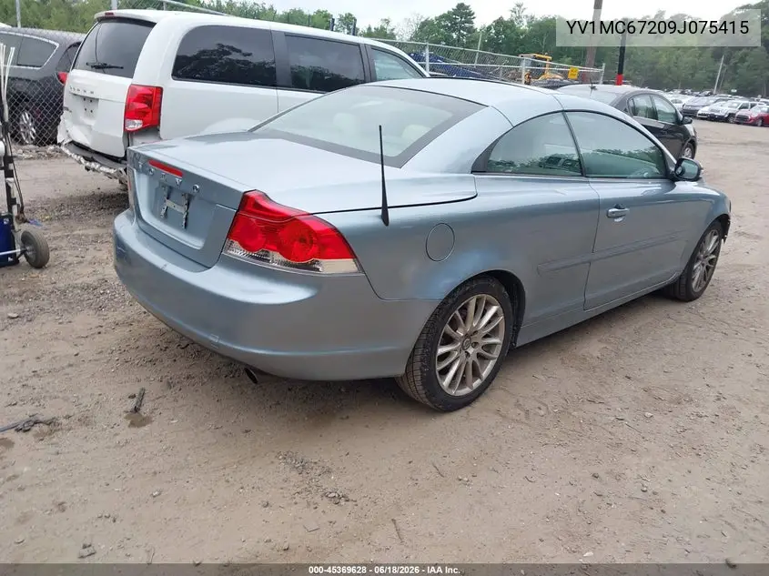 2009 Volvo C70 T5 VIN: YV1MC67209J075415 Lot: 45369628