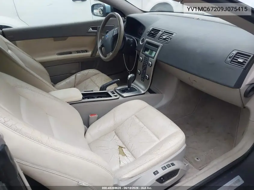 2009 Volvo C70 T5 VIN: YV1MC67209J075415 Lot: 45369628