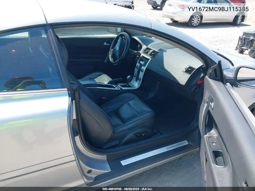 2011 Volvo C70 T5 VIN: YV1672MC9BJ115385 Lot: 44015789