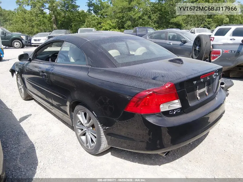 2011 Volvo C70 T5 VIN: YV1672MC6BJ117966 Lot: 45198371