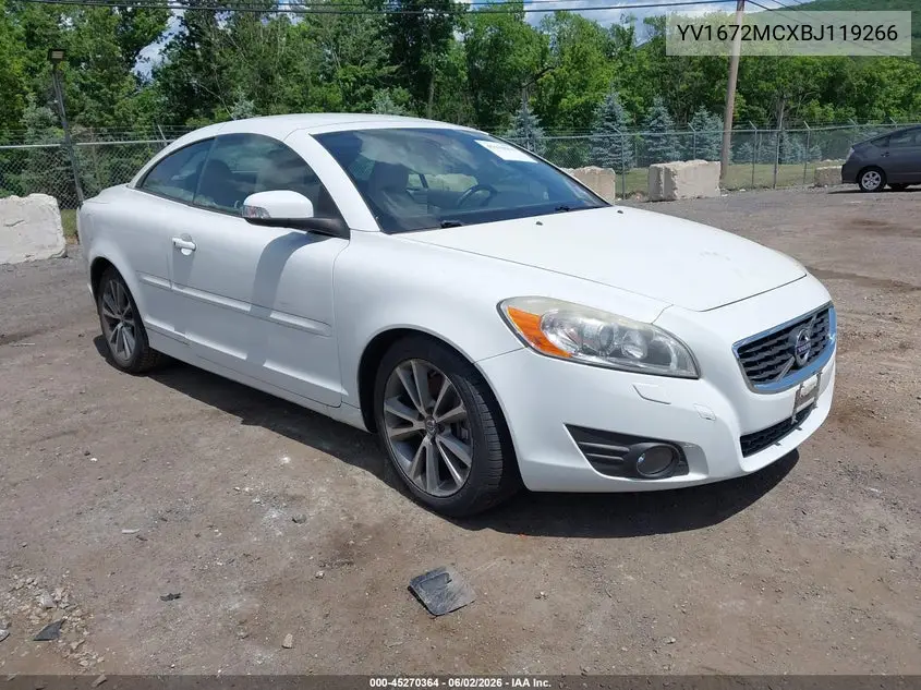 2011 Volvo C70 T5 VIN: YV1672MCXBJ119266 Lot: 45270364