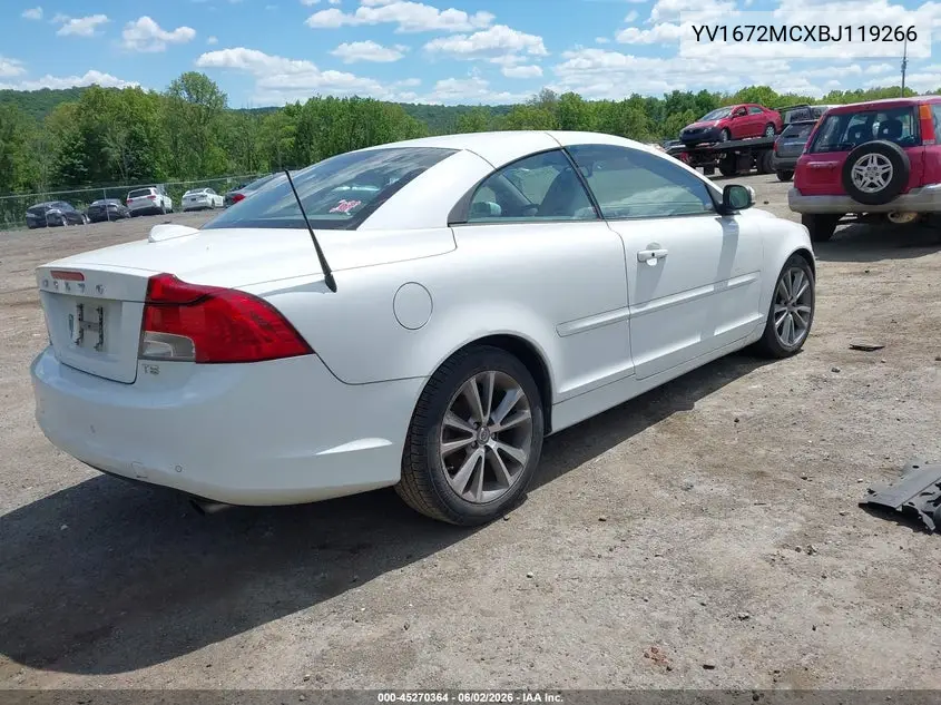 2011 Volvo C70 T5 VIN: YV1672MCXBJ119266 Lot: 45270364