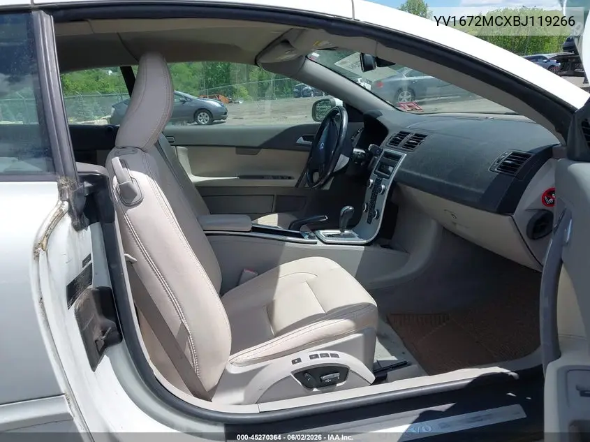 2011 Volvo C70 T5 VIN: YV1672MCXBJ119266 Lot: 45270364