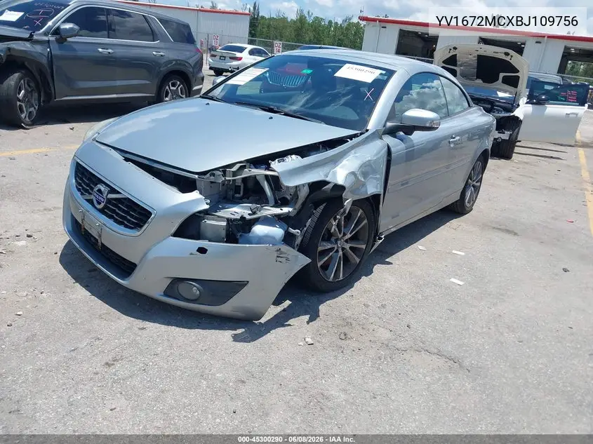 2011 Volvo C70 T5 VIN: YV1672MCXBJ109756 Lot: 45300290